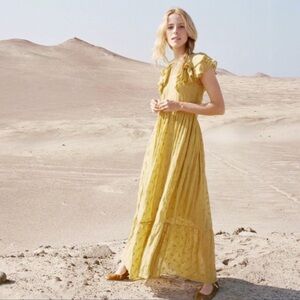 EUC Doen Flora dress xs in ginger